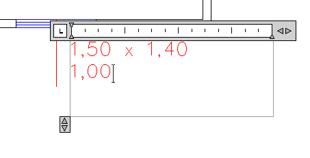 Figura 3.204: 8. Ao repetir o comando MTEXT, a letra sai em um tamanho mais razoável. Figura 3.205: 9.