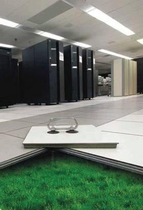 A IBM tem o projeto BIG Green, que consolida em 30 Mainframes uma enorme capacidade de armazenamento e de processamento, com alta economia de energia (Fonte IBM).