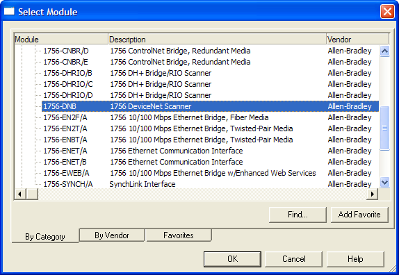 Configuração da E/S Capítulo 4 Adição do scanner à configuração da E/S Para estabelecer a comunicação entre o controlador e o módulo opcional pela rede, você primeiro deve adicionar o controlador