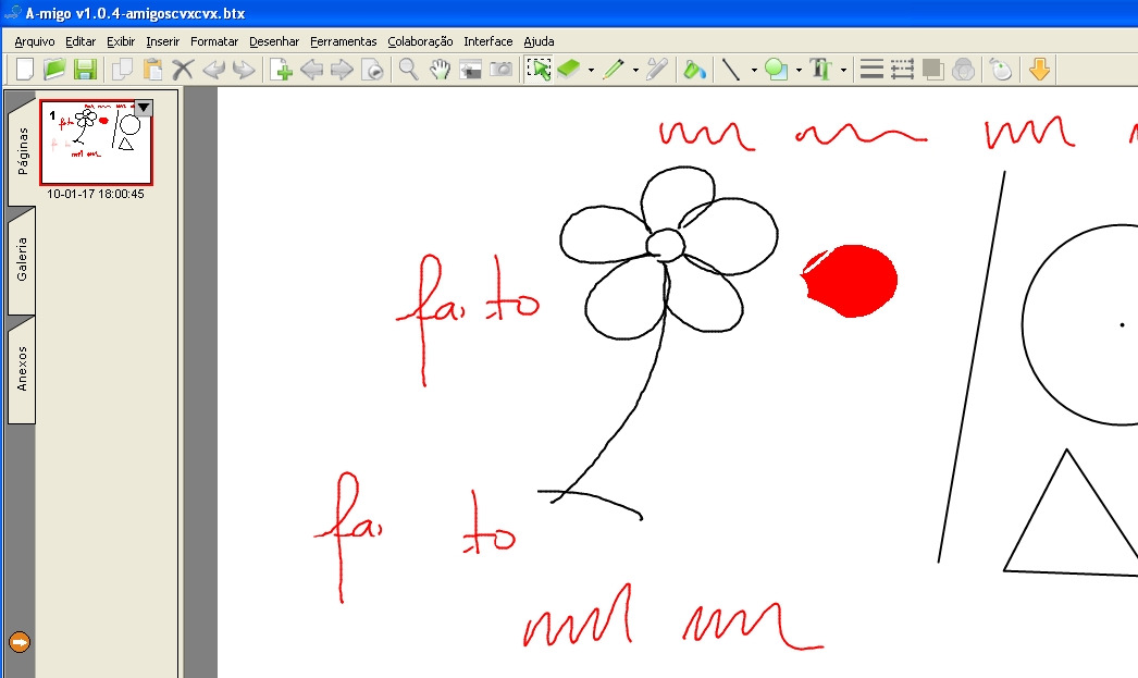 Introdução à Utilização dos Quadros Interactivos e Software A-migo 2.3.