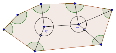 27 Figura 18: Analisando a soma dos ângulos de uma possível região P 1. Calculando S 1 e S 2, temos então: S 1 = 2 π V 1 + π ( V 0 2), S 2 = 2 π V 2 + π ( V 0 2 ).