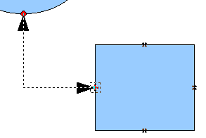 Pontos de colagem e conectores Todos os objetos do Draw possuem pontos de colagem invisíveis associados, que ficam visíveis quando escolhemos um dos conectores do ícone Conector na Barra de