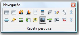 Clique no ícone de Navegação (o segundo ícone da esquerda no topo do navegador) para exibir a Barra de ferramentas de navegação.