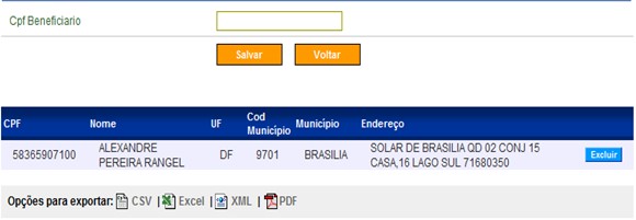 RELATÓRIO DE TREINADOS OU CAPACITADOS 1) Selecione o tipo de relatório Treinado ou Capacitados.