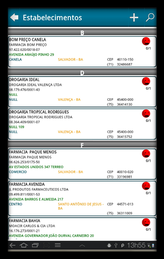 a. Reagendar: Quando não for possível visitar um cliente na data prevista, você pode realizar um reagendamento. Para realizar um reagendamento clique no ícone reagendar ( ) na aba de roteiro.