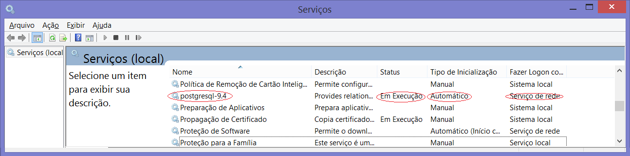 PostgreSQL Primeiros Passos no Microsoft Windows Márcio A. Siena Página 5 de 25 1.9. Aguarde a finalização da instalação: 1.10.