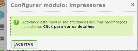 Impressão Instalamos o pacote de Impressão.