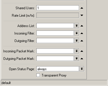 HotSpot Perfil de Usuários O Use Profile serve para dar tratamento diferenciado a grupos de usuários, como suporte, comercial, diretoria, etc... Session Timeout: Tempo máximo permitido.