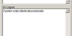 HotSpot Perfil de Usuários O Mikrotik possui uma linguagem interna de scripts que podem ser adicionados para serem executados em alguma situação especifica.