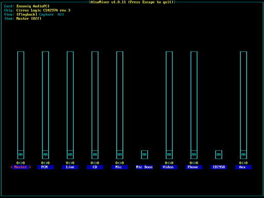C O N FIG U R A Ç Ã O 3.3 BÁ S IC A Configurando o s e rvidor de s om A LSA O ALSA (Advance d Linux Sound Arch ite cture ) é s e rvidor de s om padrão do Linux.
