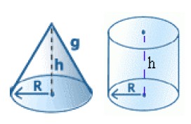 Qual a distância do bico do chapéu à mesa? Dica com um semi-círculo se origina um cone eqüilátero. ) As áreas das bases de um cone circular reto e de um prisma quadrangular reto são iguais.