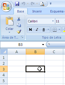 Colunas, linhas e células Como já vimos, a área de trabalho de uma folha de cálculo (do Excel ou qualquer outra) é uma quadrícula formada pela intercepção de linhas com designações numéricas (do lado