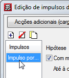 52 Prima em Adicionar novo elemento à lista. Fig. 1.104 Surge a frase Impulso por defeito, prima sobre ela e altere para Impulso até à cota -1 m. Fig. 1.105 Apesar deste muro se situar até à cota 0.