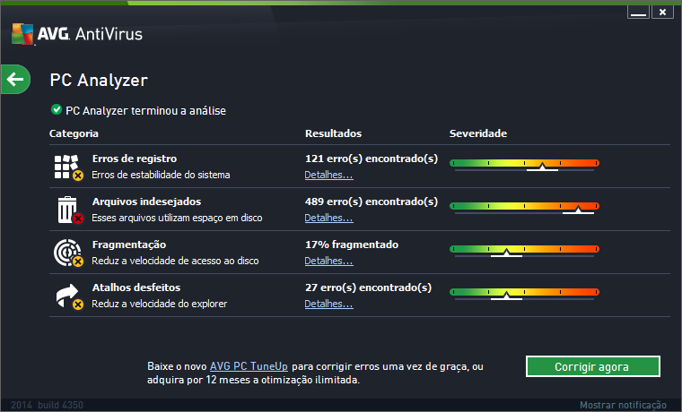 6.5. PC Analyzer O componente PC Analyzer é uma ferramenta avançada para análise detalhada e correção do sistema, sobre como a velocidade e o desempenho geral do seu computador pode ser aprimorado.