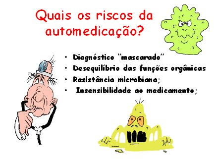 amigos e vizinhos sobre a sua doença e o seu tratamento. - E quais são os riscos da automedicação? Pram meio inconscientemente começava a imitar Humberto, continuando a palestra na forma de perguntas.