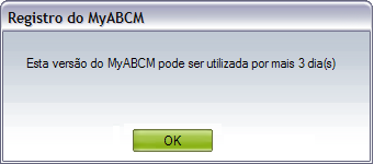 Passos para registro do MyABCM Após instalar o MyABCM e antes de começar a utilizá-lo efetivamente é necessário proceder ao registro da aplicação junto à MyABCM.