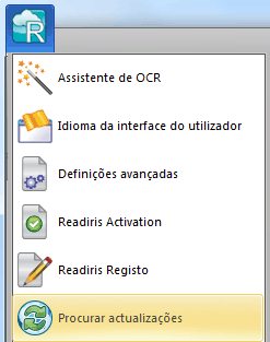 Secção 1: Instalação e activação DESINSTALAR O READIRIS Caso pretenda remover o Readiris do computador, siga o procedimento abaixo.