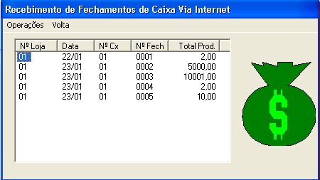 pg.209 1. Ao fechar o caixa na loja é enviado automaticamente para a central um arquivo de fechamento.