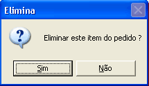 pg.47 3. Com as setas do teclado selecione o produto desejado e pressione a tecla sobre o mesmo. 4. Digite seu código e sua senha + 5. Clique em "Sim" caso queira confirmar a exclusão do item 6.