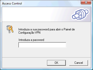 Distribuição 59 Systray. 7.2.3 Opções de Setup para o modo Acesso Controlado ao GUI Sintaxe: --password=mypwd permite controlar o acesso ao GUI do Cliente VPN com uma password.