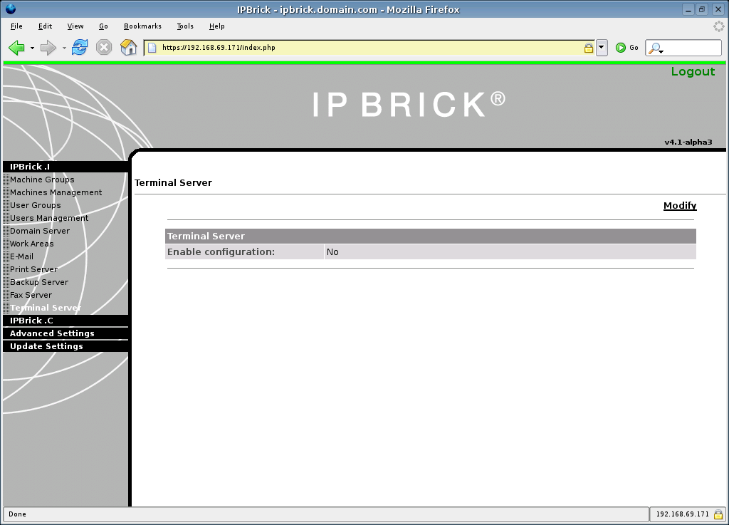 10 Servidor de Terminais Poderá também transferir os ficheiros directamente da Internet para a IPBrick, seguindo os passos: Efectue o login na consola da IPBrick; Execute o comando wget http://www.