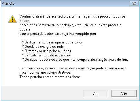 atualização será aberta, onde o codigo de