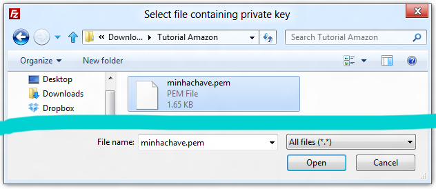 Voltando ao menu principal do Filezilla, clique em "Edit" e posteriormente em "Settings".