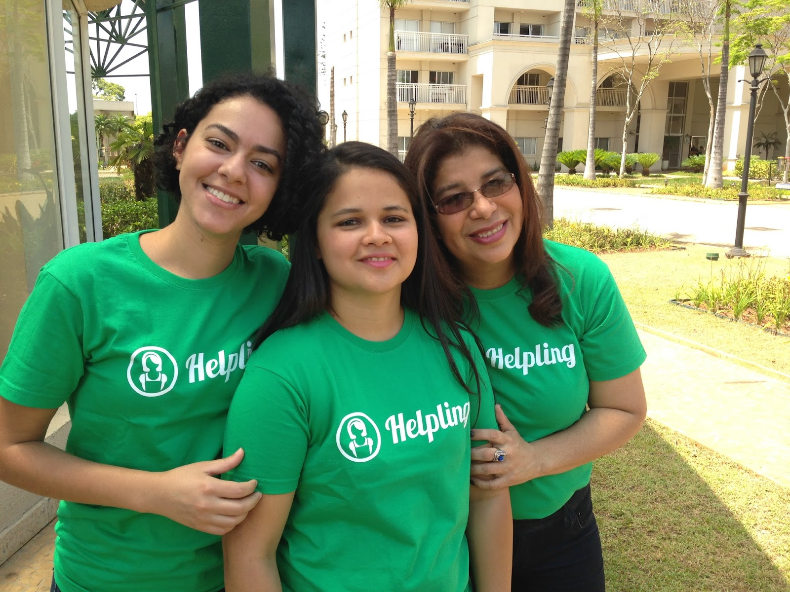 A Rita, Denise e Edileuza (da esquerda para a direita) são profissionais autônomas cadastradas na base da Helpling e que trabalham em São Paulo.