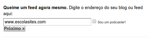 Você será levado a uma página, onde você pode escolher a sua linguagem.