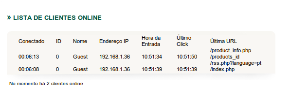 se clicou e até a última página que visitou, conforme mostra imagem abaixo: Como criar e gerenciar outras contas de usuários?