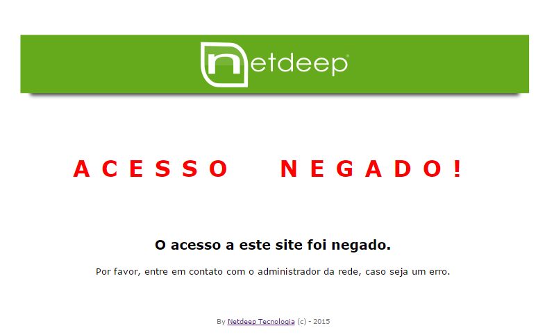 7.1 Exibir categoria de página bloqueada: se ativado, a categoria bloqueada será mostrado na mensagem de bloqueio.