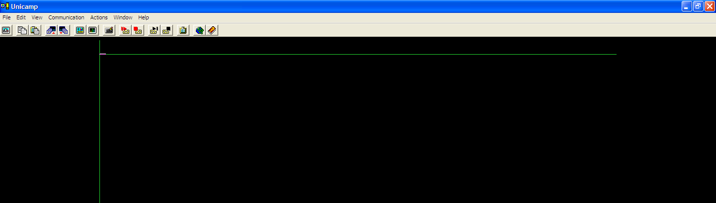 Utilize a tecla "Pause/Break" do seu teclado para limpar a tela do CICS e ficar com a tela toda preta 4. Entre com uma transação para exucutar seu programa.