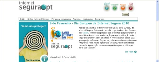 No seguimento desta participação, no dia 9 de Fevereiro, Dia Europeu da Internet Segura 2010, deslocaram-se ao nosso Agrupamento duas equipas da Microsoft para realizarem workshops de sensibilização