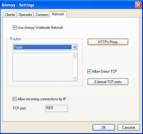 Em seguida selecione a aba Network e clique em HTTPs Proxy A seguir você será redirecionado para a tela abaixo,