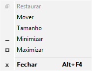 Elementos da Janela As janelas, quadros na área de trabalho, exibem o conteúdo dos arquivos e programas. Se o conteúdo do arquivo não couber na janela, surgirá a barra de rolagem.