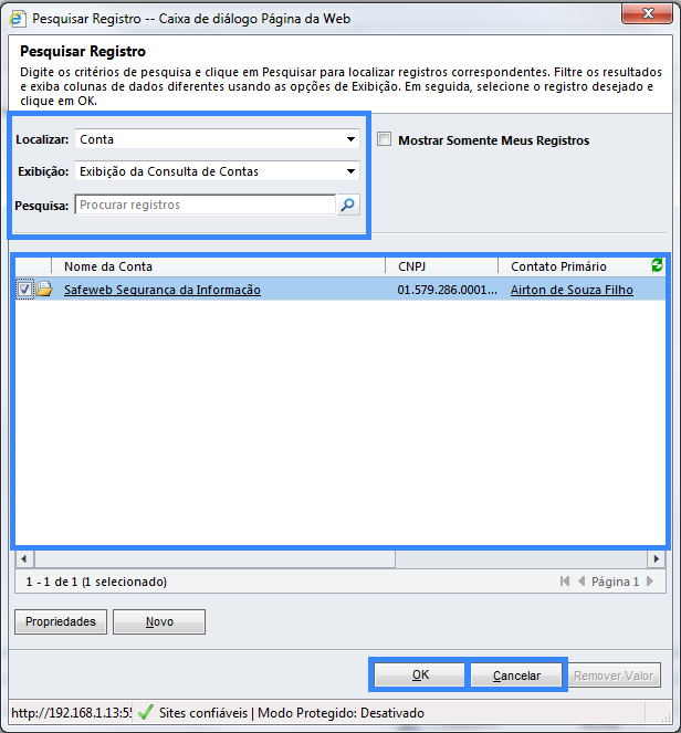 4.2.2. Email (voltar ao início) - Envie emails a seus Contatos e Contas diretamente do Microsoft Dynamics CRM ou simplesmente anote os emails enviados através de outros sistemas.