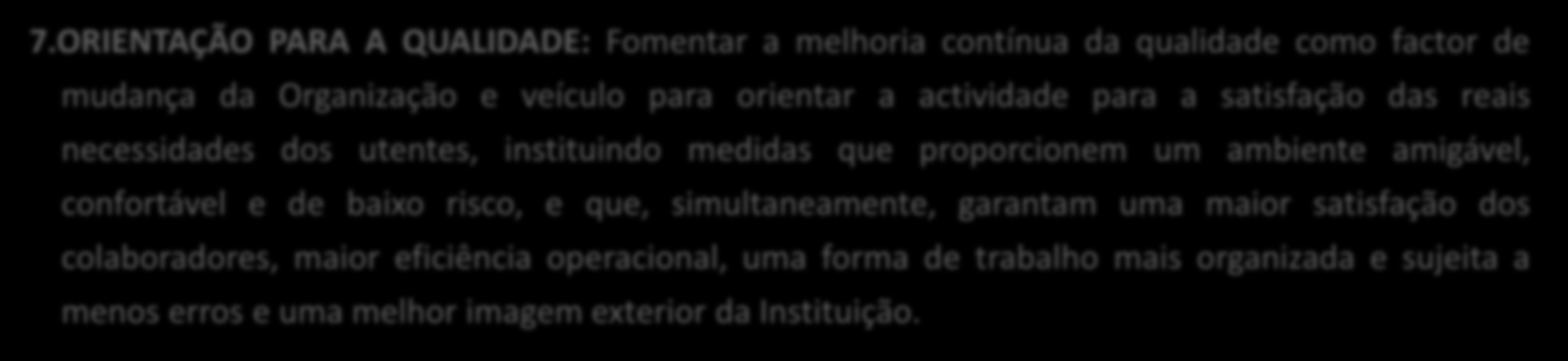 Princípios estruturantes de um Balanced Scorecard Estratégico para Sistemas Integrados de Saúde Workshop: Gestão do processo de integração vertical nas ULS - 2.ª edição VECTORES ESTRATÉGICOS 5.