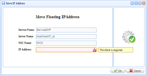 Remove IPAddress Figura 200 - Remoção de um IP flutuante pertencente à Interface