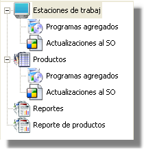 3. Relatórios Para saber quais estações da sua rede contam com um ou vários dispositivos específicos, faça estes passos: 1) Na aba [Lista de Hardware] do painel central, selecione os dispositivos dos