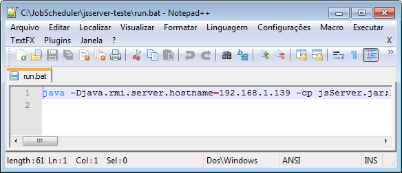 Tags <service> <host> <port> <auto-start> Definição Nome do serviço que processará em background no sistema operacional Ip da Máquina host que contém este módulo instalado e configurado Porta de