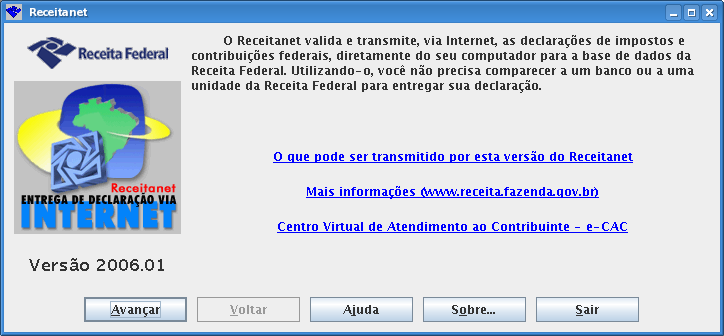 Opção pela utilização de um ícone para a evocação do programa na área de trabalho. Para executar o programa, entrem no diretório criado na pasta do usuário.