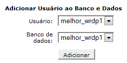 Você precisa digitar o nome do usuário, digitar a senha, confirmar a senha e clicar no botão Criar Usuário.