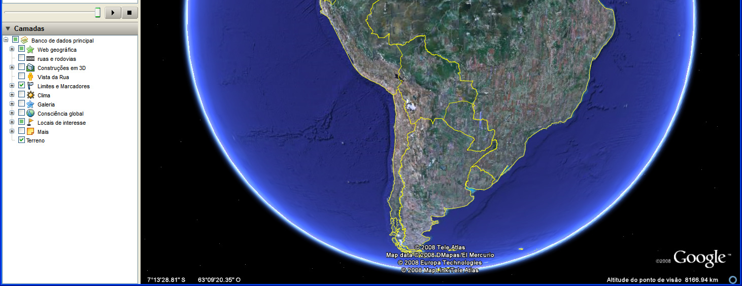 Importação de dados GPS para o Google Earth Pro A sua localização podem ser registadas utilizando Sistemas de Posicionamento Global (GPS), que utiliza satélites para calcular a sua posição.