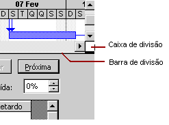 Fig 2. ÁREA DE TRABALHO DO MS PROJECT 2003 Obs.: As interfases apresentadas nesta apostilas foram tiradas com a aparência Clássica do Windows. Elementos da Interface Microsoft Office Project 2003.