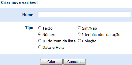 Gerenciamento de workflow variáveis Para criar ou excluir uma variável anexada a um fluxo de trabalho, marque o botão "Configurações" e a opção "Definições de fluxo de trabalho".