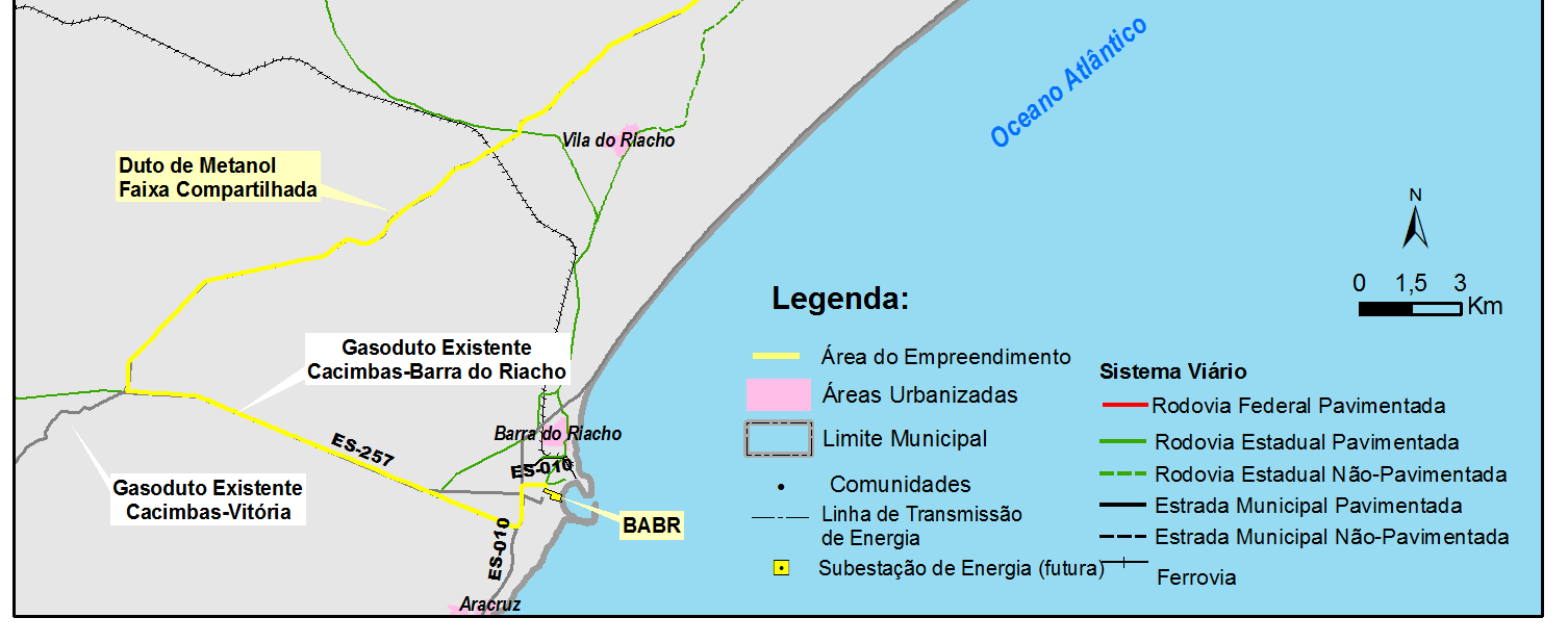 tramitação o processo de construção do Terminal Industrial Imetame, numa área de 542 metros