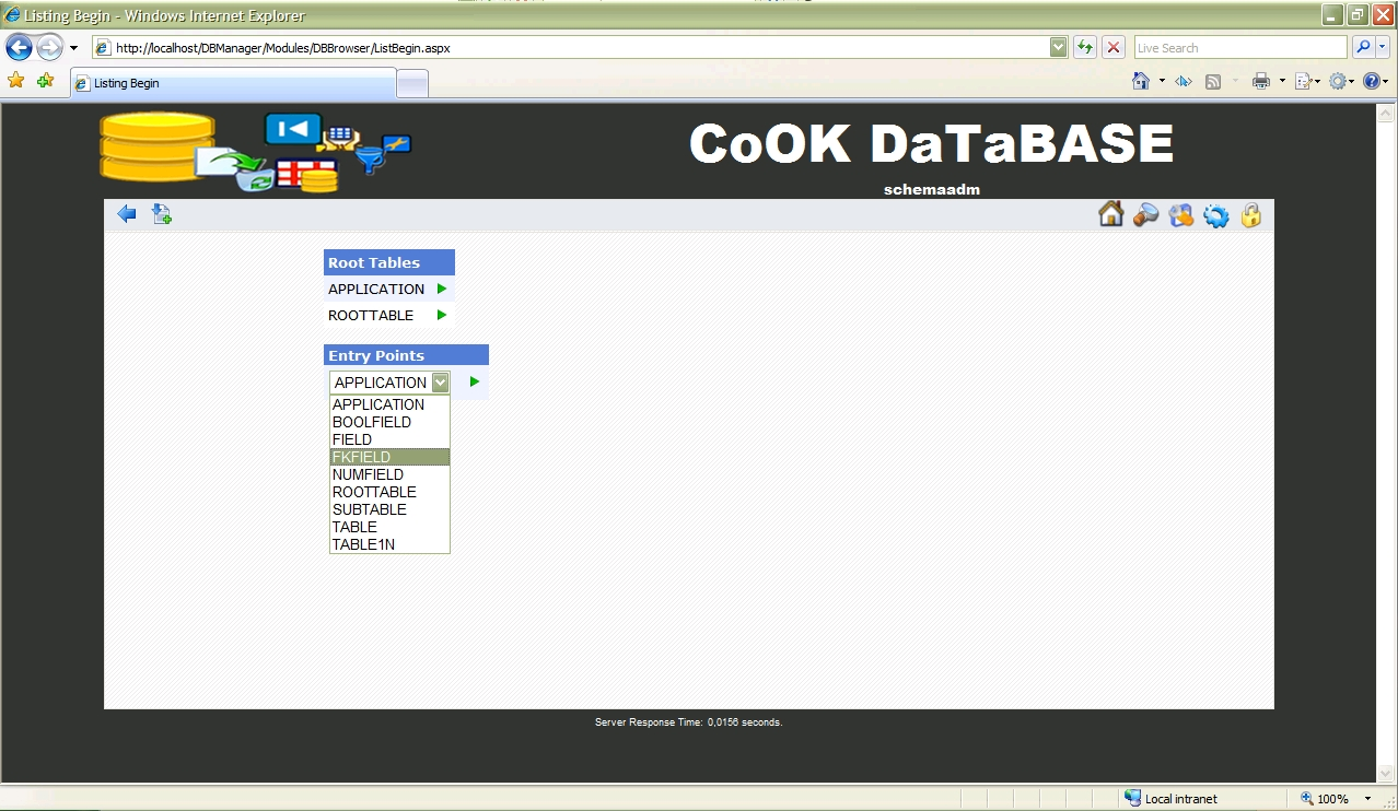 28 Capítulo 3 CookDatabase Análise e Desenho Preliminar Figura 15. Padrão ListBegin. ListingEdit Padrão utilizado para listar as entidades de um SI.