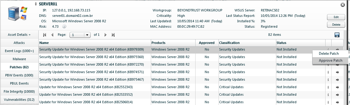 Patch Management - Patches for Microsoft (Windows, MSSQL,