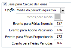 No quadro acima são apresentadas as informações: Mês/ano em que ocorreu o pagamento do evento, o código e descrição do evento, a referencia do evento, o evento de integração, o valor base pago na