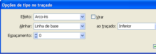 Elementos gráficos VPP Texto Texto variável em um caminho Texto ao longo de um caminho é uma função padrão no InDesign, ele permite colocar uma sequência de texto ao longo de um caminho definido